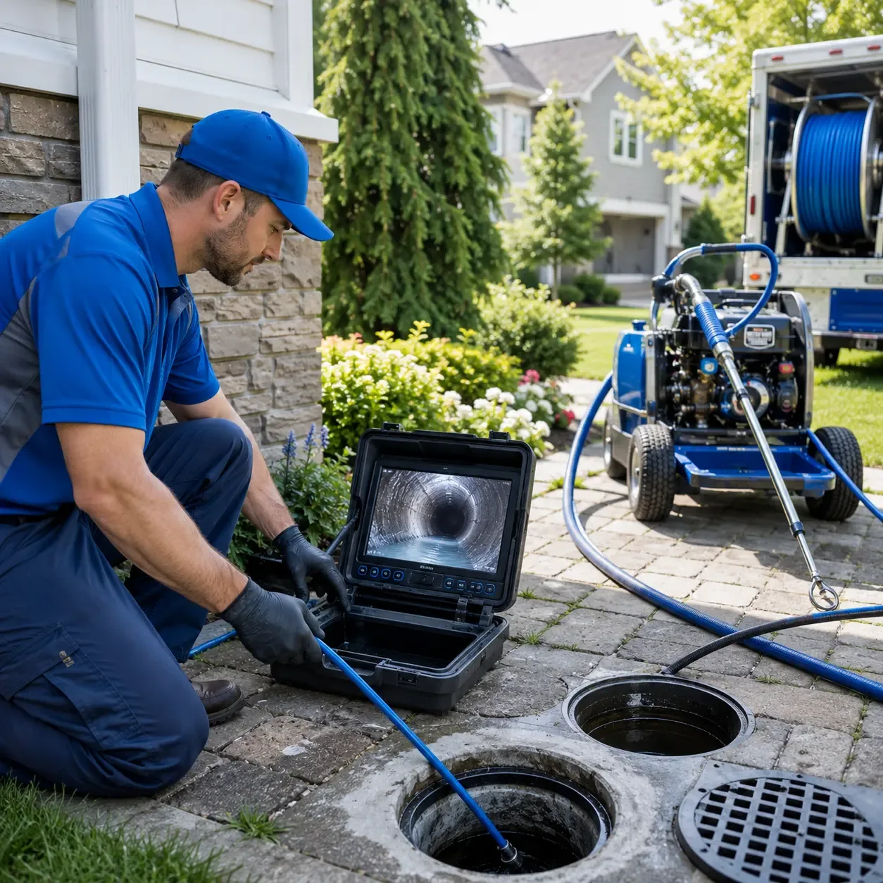 Outdoor drain cleaning professionals serving Sikes, LA